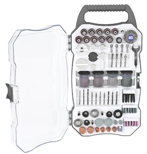 Genesis GART208 Rotary Tool Accessory Set, 208-Piece