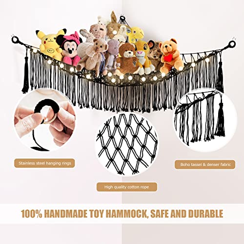 Bohemian Stuffed Animal Hammock Storage Net Plush - United