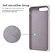 Anuck for iPhone 8 Plus Case, for iPhone 7 Plus Case, Soft Silicone Gel Rubber Bumper Microfiber Lining Hard Shell Shockproof Fullbody Protective Cover 5.5