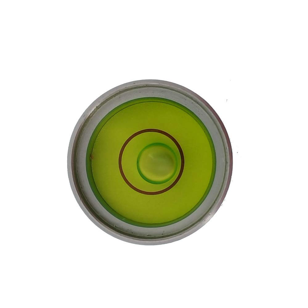 UMEI Metal Universal Horizontal Bubble Water Level Balance Bubble Level Round Bubble There are Many Sizes Levels to Choose from (20X14mm(Green)) (21X13mm)