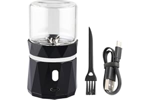 LUFMWCWD Mini Small Grinder Electric Grinder With USB Rechargeable Spice Grinder Automatic Onion Grinder