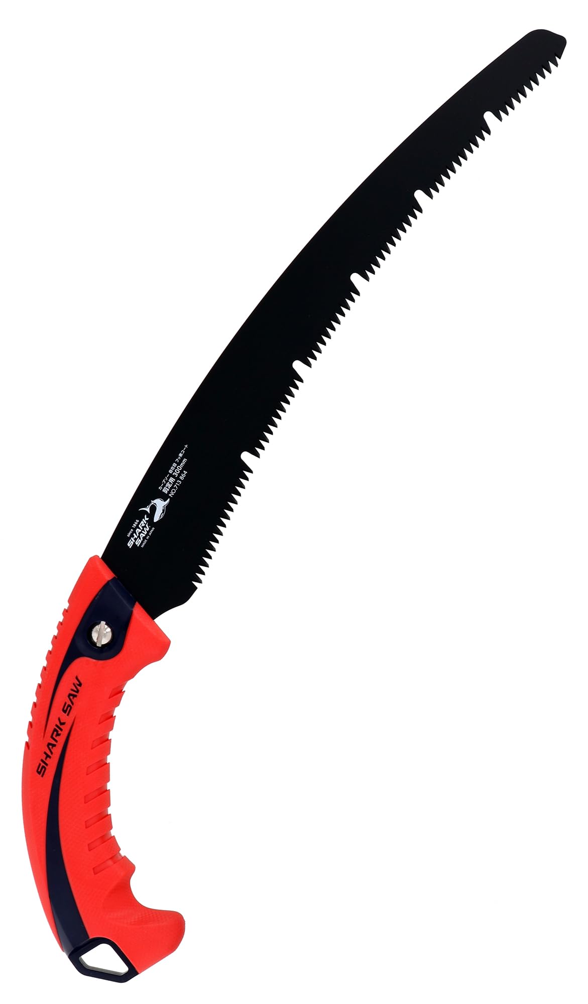 高儀(Takagi) シャークソー 替刃式 サヤ付 剪定 カーブソー 自在目 フッ素 300mm 日本製 のこぎり ノコギリ 鋸 片刃 全方向 切断 園芸 庭木 果樹 枝切り速切 防ヤニ 永切 カラビナ 取り付け可能商品画像