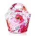 TANGDIAABBCC Lunch Bag for Women 3HEH3 Fashion Insulated Neoprene Reusable Soft Portable Lunch Tote Outside Pocket for Work Outdoor Travel Shopping Flowers