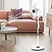 COSTWAY 18’’ Pedestal Fan 3-Speed 3 Mode 4 Blades Adjustable Oscillating Stand Fan with Remote Control