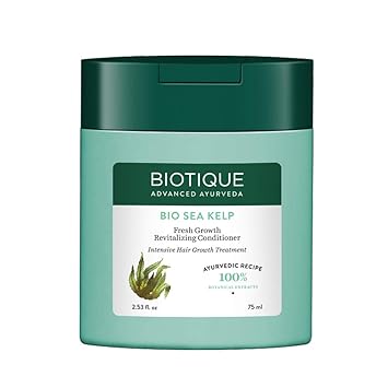 Biotique Bio Sea Kelp Fresh Growth Revitalizing Conditioner, 75ml