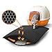 FOCUSPET Cat Litter Mat Litter Trapping Pads Honeycomb Double Layer Waterproof and Urine Proof Size 24