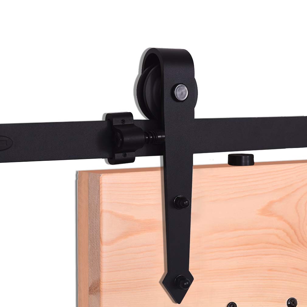 8FT 243cm Puerta De Granero Corredera De Madera Herraje Para Puertas