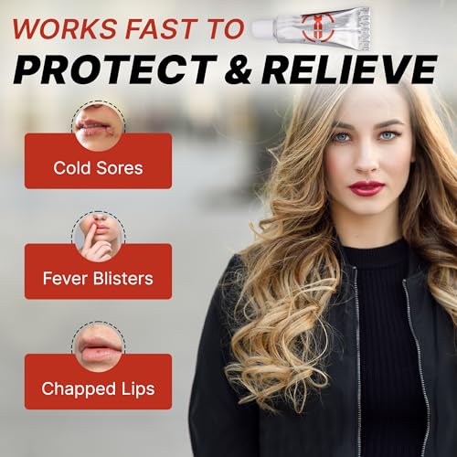 Cold Sore Treatment (Dragons Blood) - Made in USA - 1.7% Menthol - Relief - Quick Cold Sore Relief -