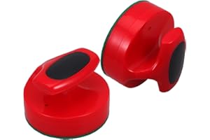 HYTROVE 2pcs Air Hockey Pushers with Felt Bottom Tabletop Hockey Handles Replacement for Family Game