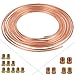 LEDKINGDOMUS Copper Nickel 25 Ft. Roll Coil of 3/16
