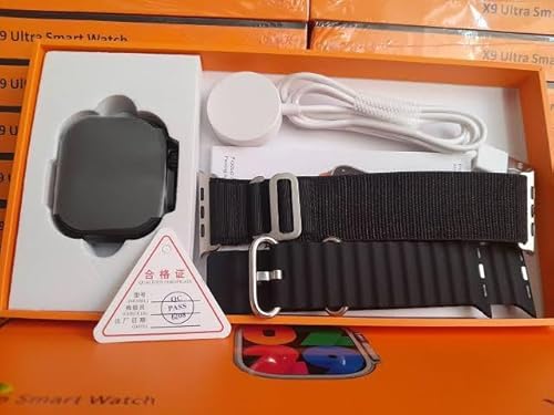 Generic X9 Ultra Latest Type of W&O Black AMOLED