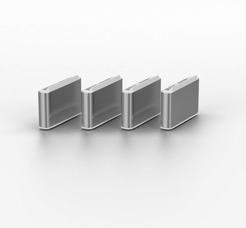 Lindy USB Type C Port Blockers Without Key, White - Pack of 10 - Image 3
