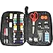 Wisehands Professional Sewing Kit, Includes 50 High Quality Sewing Accessories, for Beginners, Travel Sewing Kit. Black Case