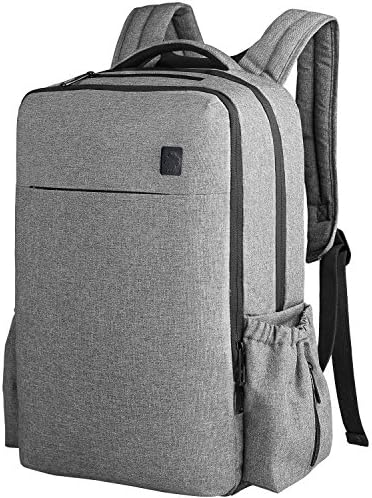 Ferlin Multi-function Baby Diaper Nappy Bags Backpack with Changing Pad, Fashion Design with Anti-Water Material for Both Mom &amp; Dad (Grey-007)