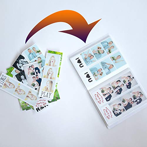 Photo Booth Photo Album Holds 120 Photobooth 2x6 Photo Strips Slide