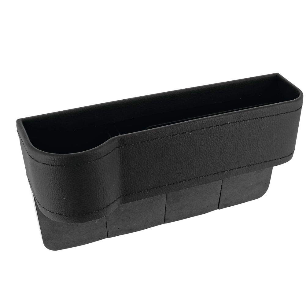 CAR+ Luxury Front Seat Side Gap Organiser Holder, Black