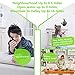 Wishouse 2 Rechargeable Walkie Talkies for Kids with Charger Battery, Two Way Radio Family Talkabout for Adult Long Range, Outdoor Camping Hiking Halloween Fun Toys Birthday Gift for Girls Boys Green