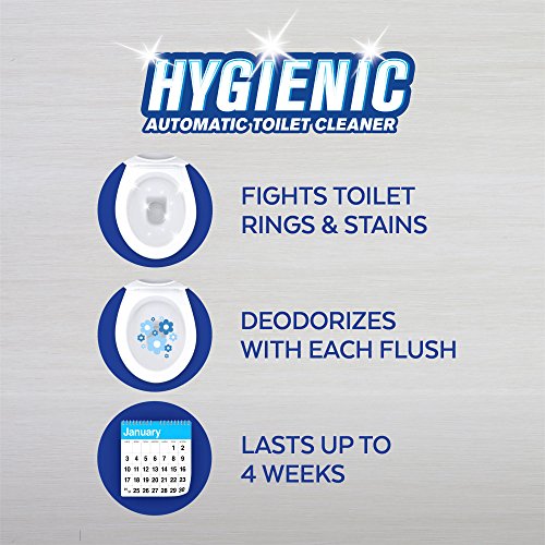 Lysol Hygienic Automatic Toilet Bowl Cleaner, Lemon Breeze, 2ct