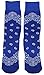 Casual Fashion Bandana Socks By Ti Hosiery Royal Blue