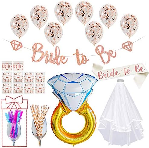 "Bride Tribe" Bachelorette Party Decorations with Bonus Gift