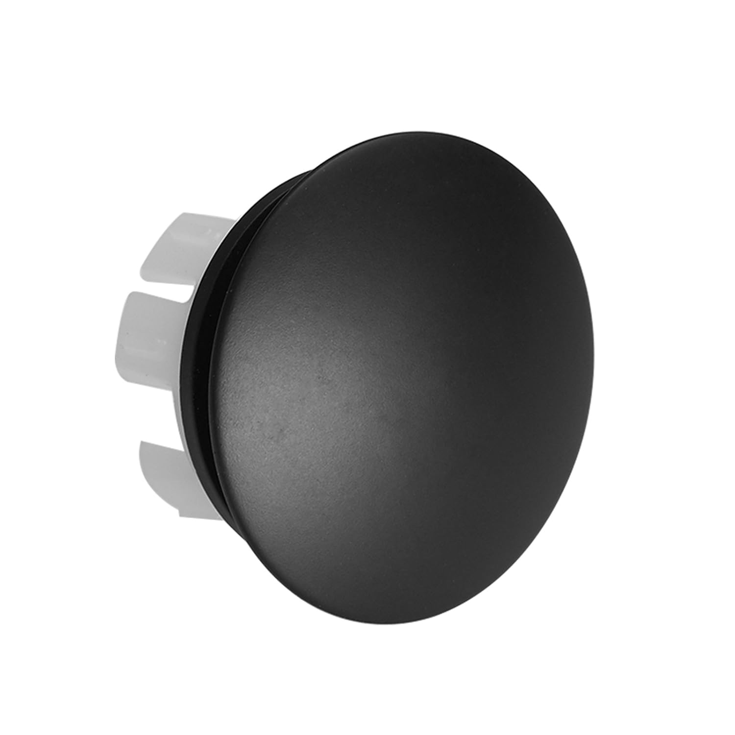Photo 1 of Homevacious Sink Basin Trim Overflow Cover Matte Black Brass Insert in Hole Round Caps