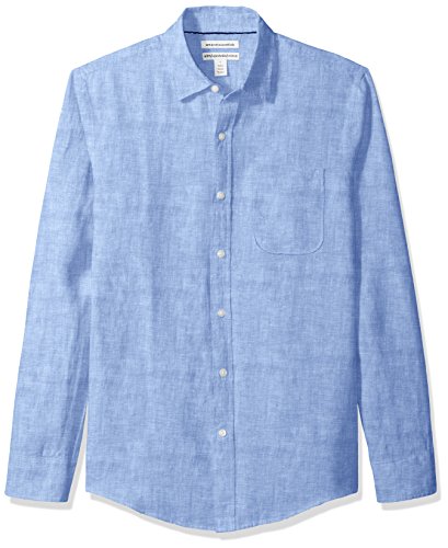 Amazon-Essentials-Mens-Slim-Fit-Long-Sleeve-Linen-Shirt