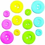 Colored Buttons Sugar Decorations Cookie Cupcake Cake 12 Count