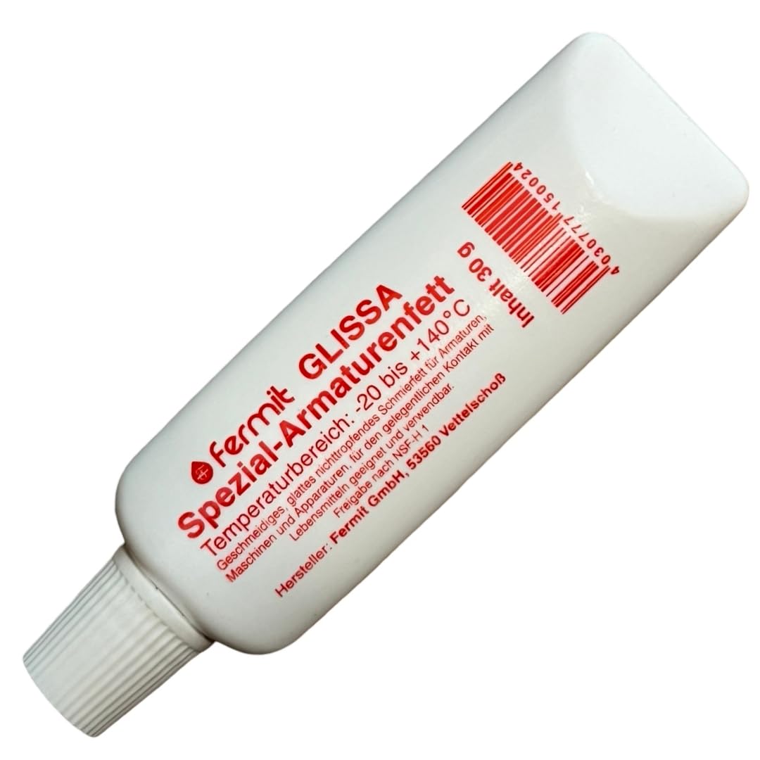 Special Tap Grease – 30 g Tube – Non-Dripping Grease for Cold and Hot Water Fittings