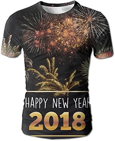 Mens Short Sleeved Knit T-Shirt New Years Day