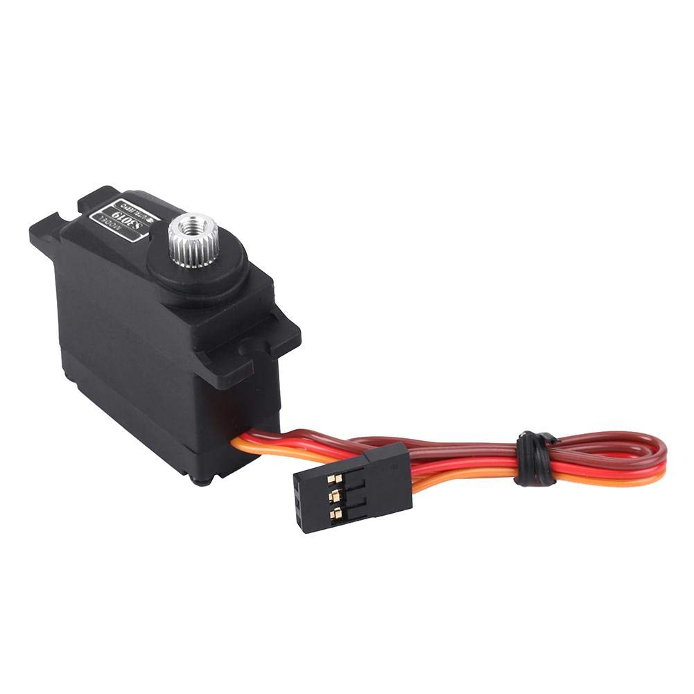RC Car Servo, Waterproof 17g Digital Servo, Metal Gear Accessory, Compatible with WPL1625 Remote Control Trucks, for Model Building, Repair, DIY Projects, and Collectors