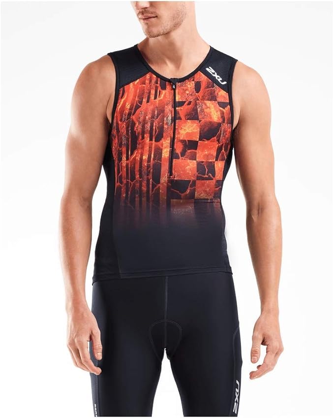 2XU Men's Perform Triathlon Singlet Triathlon Singlet Amazon.co.uk