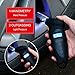 SAFELIFE Digital Tire Pressure Gauge 150 PSI Digital Tire Gauge with Backlit LCD and Non-Slip Grip (Black)