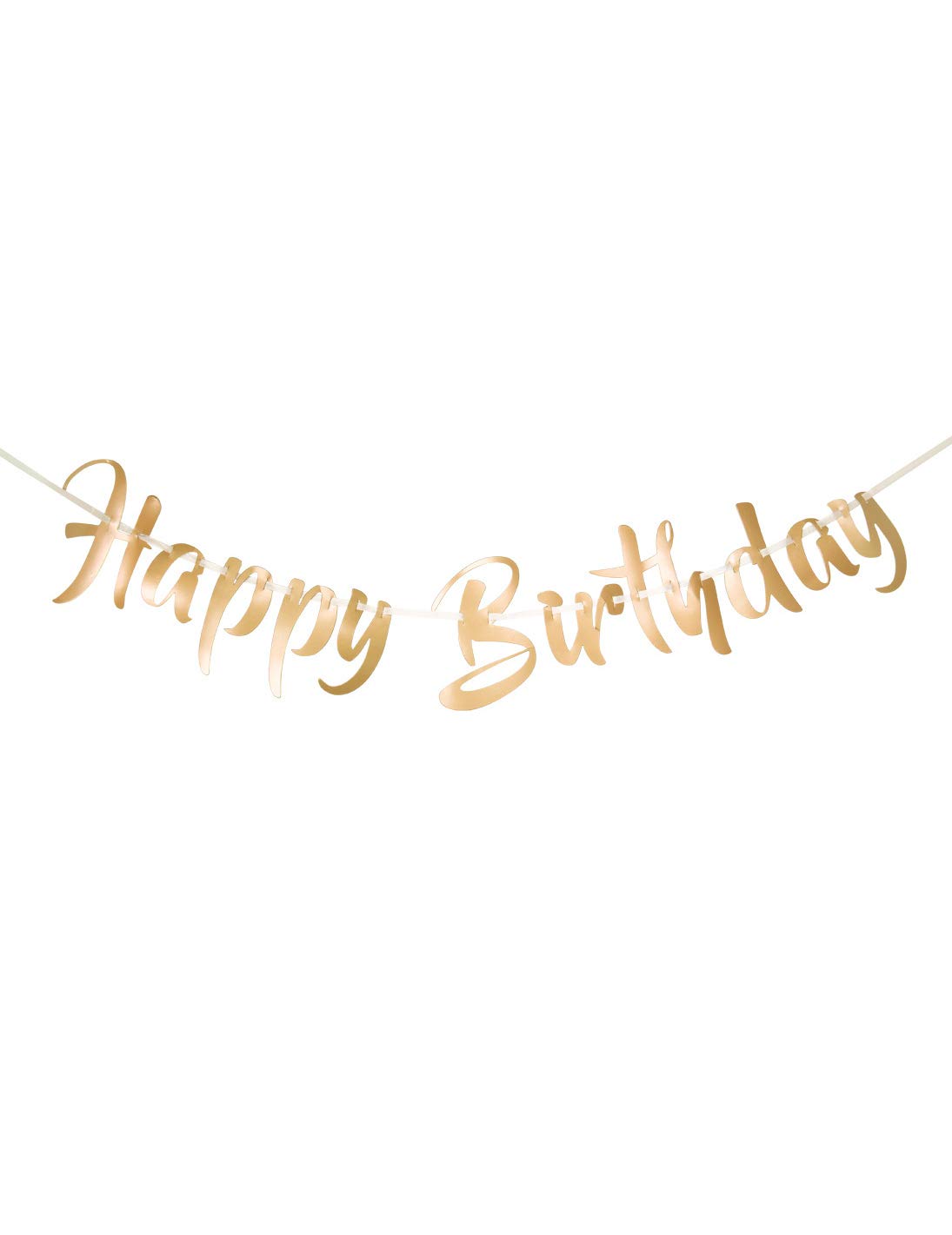 Folat - Happy Birthday Luxury Gold Letterbanner -1m