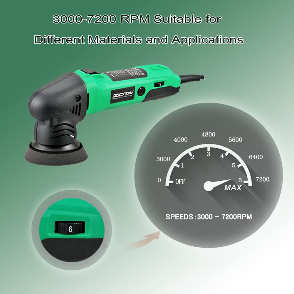Mua ZOTA Mini Polisher, 2-inch/ 3inch Car Buffer Polisher with 8mm ...