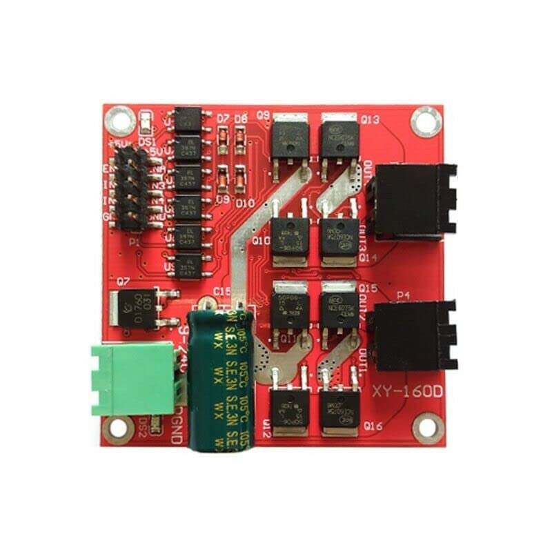 LeHang DC Motor Driver L298 DC 6.5V-27V 7A Dual high Bridge Motor Speed Controller PWM Motor Regulator Board 12V 24V Motor Control Module Industrial with Optocoupler Isolation 160W DIY