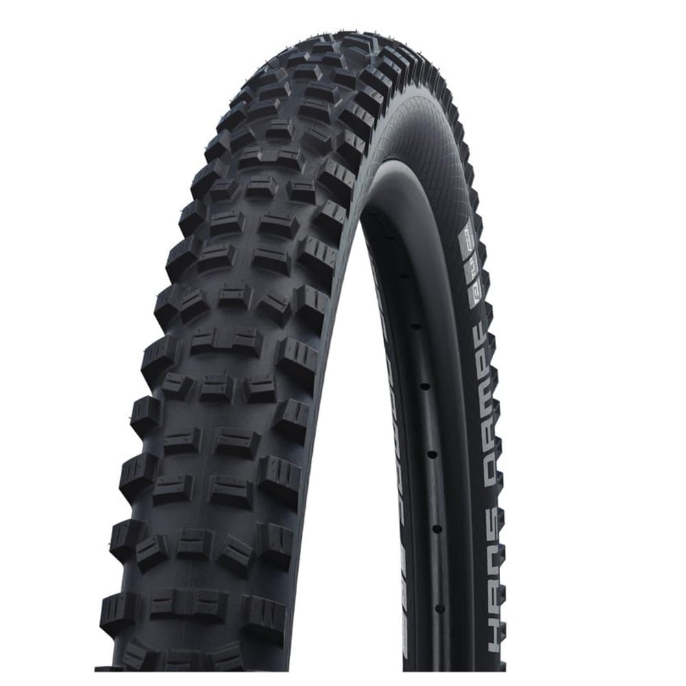Schwalbe Unisex's HANS DAMPF Perf, TwinSkin, TLR Tyres, Black, 60-507, 11601118