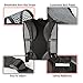 LYCAON Hydration Backpack with 2L Bladder (BPA Free, FDA Approved) 600D Waterproof Fabric Lightweight Water Back Pack Hiking Cycling Biking Bladder Backpack for Kids Women Men ( 5 Colors ) (Black)