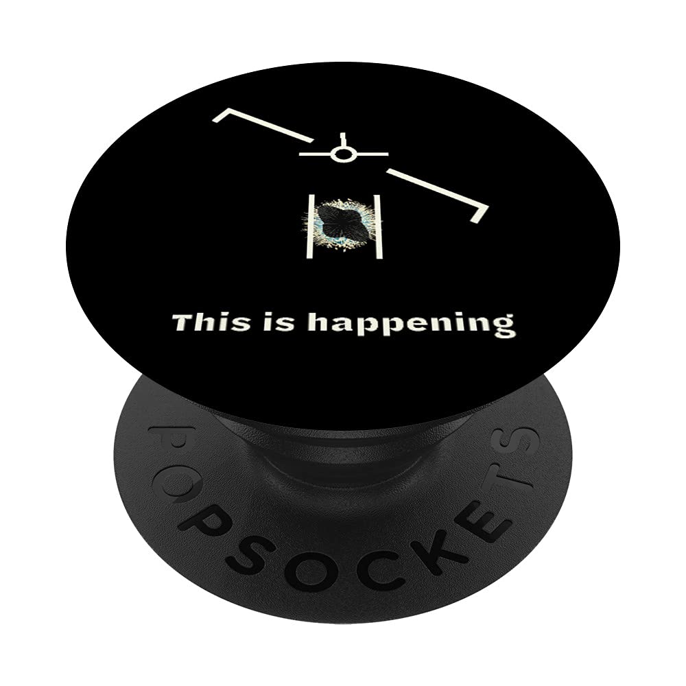 UFO Fighter Jet Infrared Video Capture This Is Happening UAP PopSockets Swappable PopGrip
