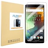 OnePlus 2 Screen Protector, PLESON OnePlus two Premium HD Clear 2.5D Round Edge 0.3mm Ultra Slim 9H Hardness Bubble-Free Tempered Glass Screen Protector for OnePlus Two[Lifetime No-Hassle Warranty]