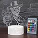Red Dead Redemption 2 LED Lamp 7 Colors Night Light with Crack Base