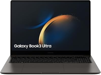 Galaxy Book3 Ultra - Ordenador Portátil 16" Dynamic AMOLED 2X (Intel Core i7-13th Gen, 16GB RAM LPDDR5, 1TB SSD, NVIDIA RTX4050, Windows11 Home) Grafito - Teclado QWERTY Español