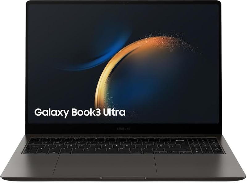 Samsung galaxy book3 ultra - laptop dynamic amoled 2x de 16 "(intel core i7-13th gen, 16 gb lpddr5 ram, 1 tb ssd, nvidia rtx4050, windows11 home) grafite - teclado qwerty espanhol — foto 1 de 8