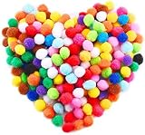 Caydo 240 Pieces Pom Poms 2.5cm Assorted Colour Acrylic Yarn Craft Ball view 7