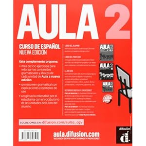 Aula 2. Nueva edicion . Complemento de gramatica y vocabulario (Spanish Edition)