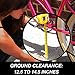 Lumintrail Rear Mount Bike Kickstand Quick Adjust Height Bicycle Side Stand fits most 24” 26” 29