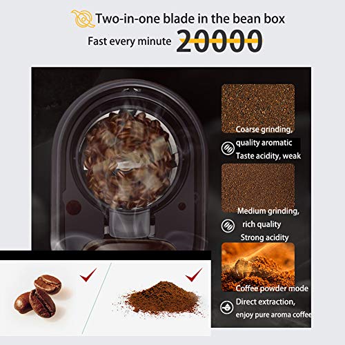 Automatische Espresso Kaffeevollautomaten, Metall, Kaffee-Maschine, intelligente Erinnerung Kaffeemaschine Filter… – Bild 6