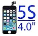 for iPhone 5S Screen Replacement Black 4.0