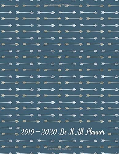 2019-2020 Do It All Planner: 2 Year Monthly Planner Calendar for Improve Productivity and Time Management Paperback – Large Print, November 5, 2018