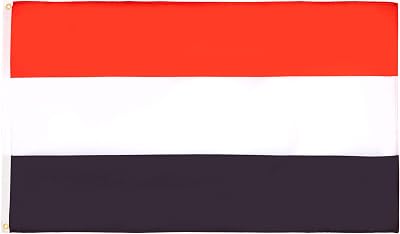 AZ FLAG Yemen Flag Large 5x8 Ft 100D Polyester Banner with Grommets