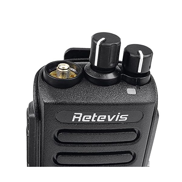 Retevis-RT81-IP67-Waterproof-DMR-DigitalAnalog-Two-Way-Radio10W-Rechargeable-32-Channel-UHF-400-470-Mhz-VOX-Encryption-with-Earpiece-PairBlack-and-Programming-Cable